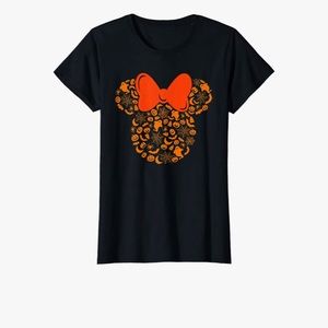 Disney Minnie Mouse Halloween Silhouette Icon T-Shirt 3XL